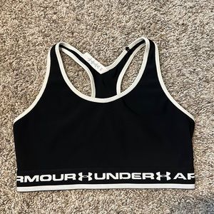 Black Under Armour Sports Bra